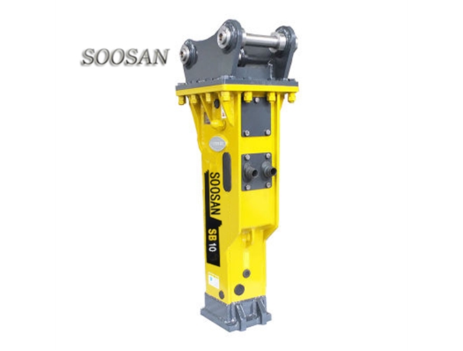 Type Side And Silence And Top Soosan Hydraulic Breaker SB10 Breaker With Chisel Diameter 40mm For Excavator