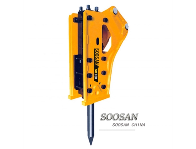 CONSTRUCTION MACHINERY SB130 TS-P HYDRAULIC ROCK BREAKER WITH 165 MM TOOL DIAMETER