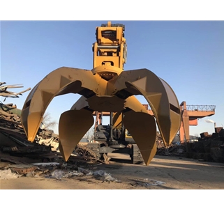 Orange Peel Grapple Sorting Grapple For Excavator