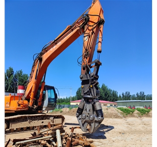 concrete cutter demolition pulverizer machine hydraulic scrap shear