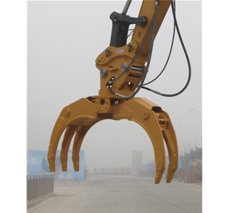 Hydraulic Rotating Wood Grab excavator grapple for excavator